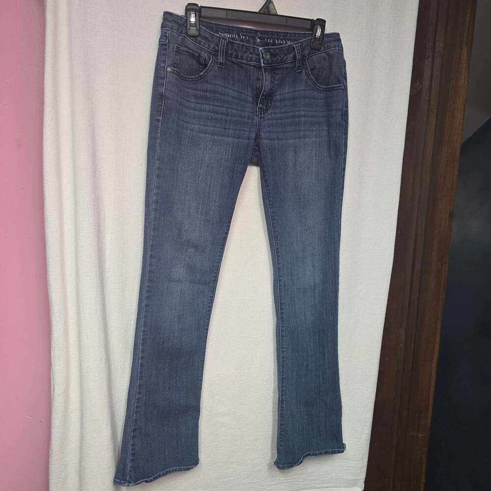 Simply Vera Vera Wang Denim Jeans Size 8 Blue Bootcut